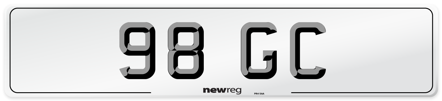 98 GC Number Plate from New Reg